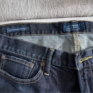 Mens lucky brand jeans, like new condition 38 x 32